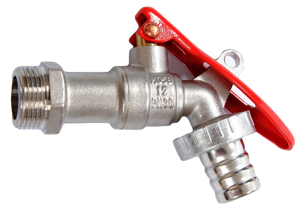 KRAN OGRODOWY KULOWY NA WĘŻA I KŁÓDKĘ 1/2' Marka Idmar