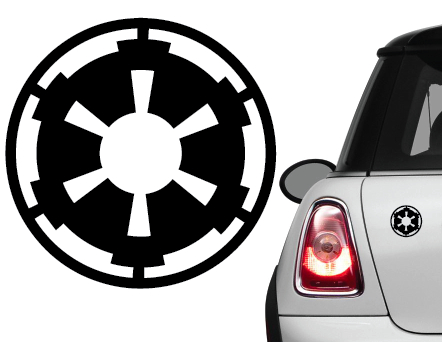 

Naklejka na samochód Imperium Star Wars Empire