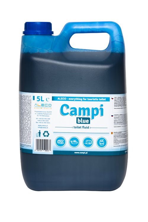 PŁYN DO TOALET TURYSTYCZNYCH CAMPI BLUE 5L TOALETA Kod producenta CAMPI BL 5@