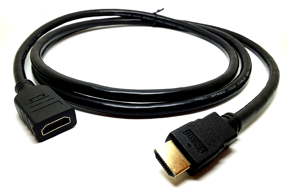 

Przedłużacz wtyk - gniazdo Hdmi 1m V1.4 Ethernet