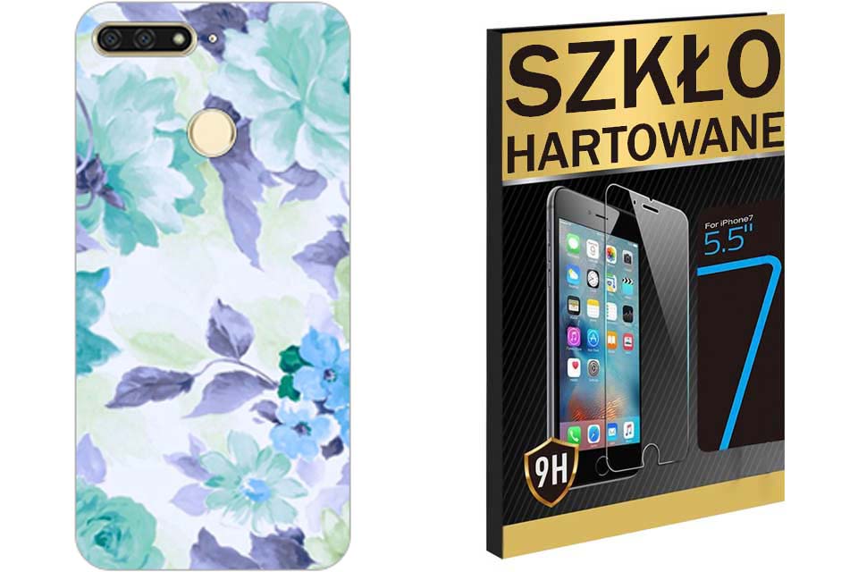 

200 wz. Etui+szkło do Huawei Honor 7A Obudowa Case