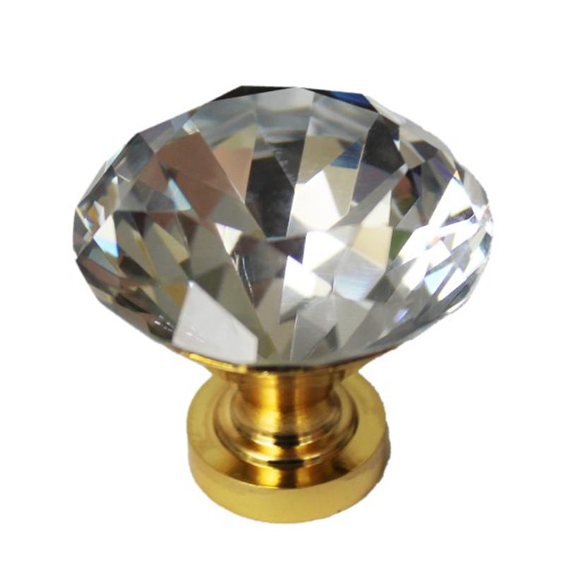 

Gałka Meblowa Prawdziwy Kryształ 35 MM GKS004 Gold