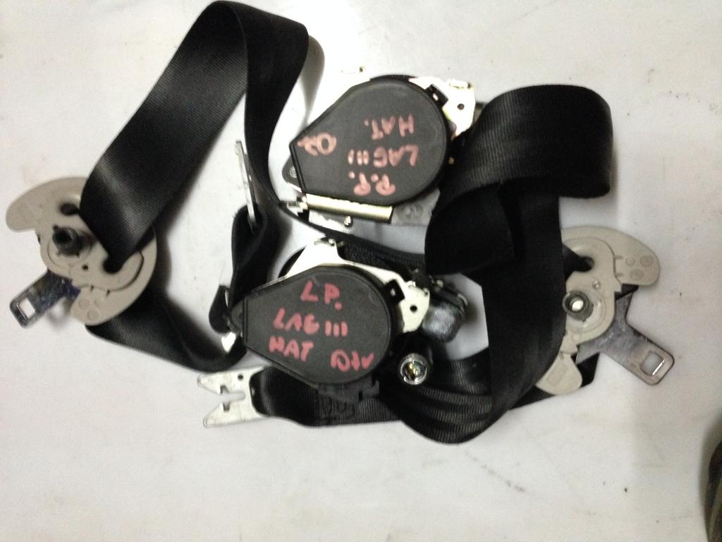 РЕМІНЬ БЕЗПЕКИ ПЕРЕДНІЙ КОМПЛЕКТ LAGUNA III HB