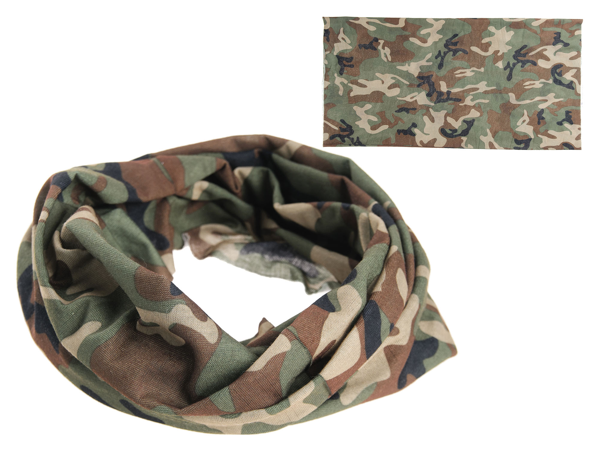 

Chusta na Twarz Wielofunkcyjny Szal Komin Woodland
