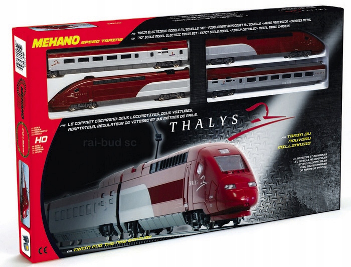 MEHANO Coffret de train électrique TGV Tricourant