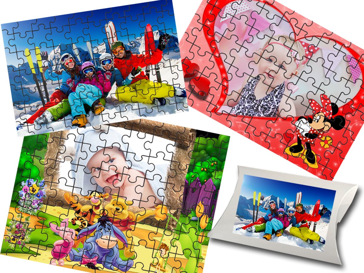 ВАШИ Фото ПАЗЛЫ A4 с фото 35/70/96el КОРОБКА