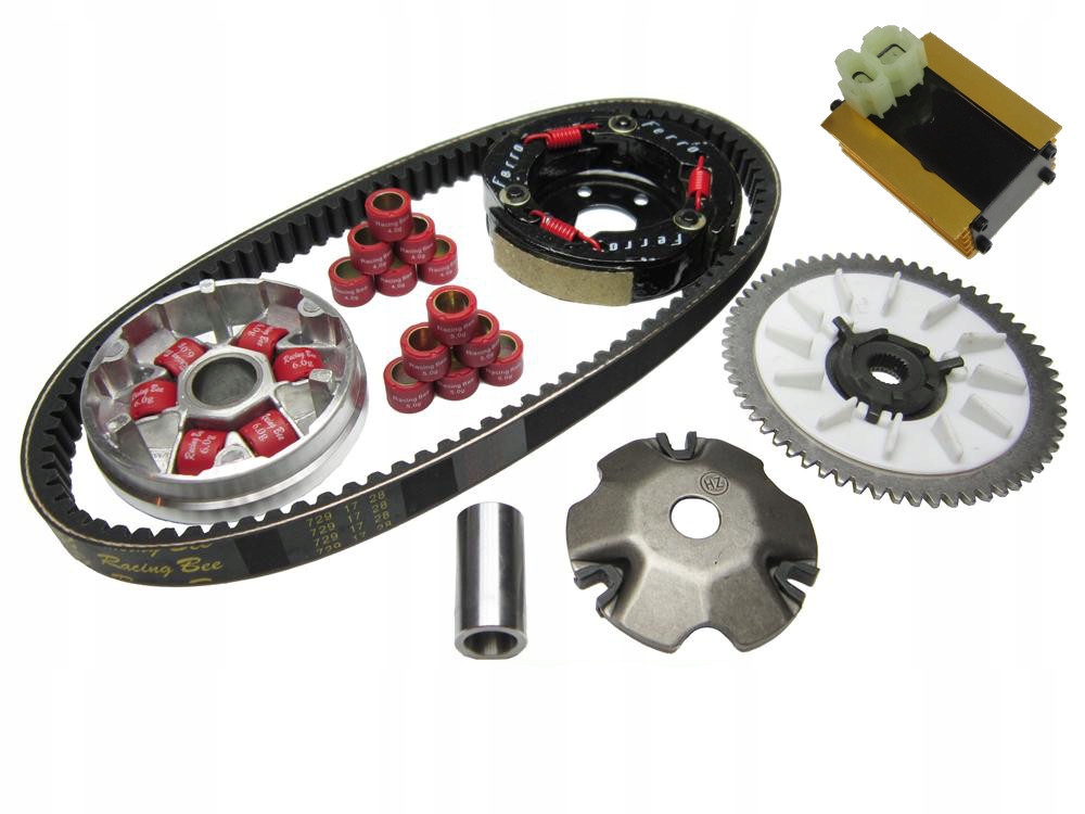 WARIATOR PASEK 729 SPRZĘGŁO SKUTER GY6 4T TUNING