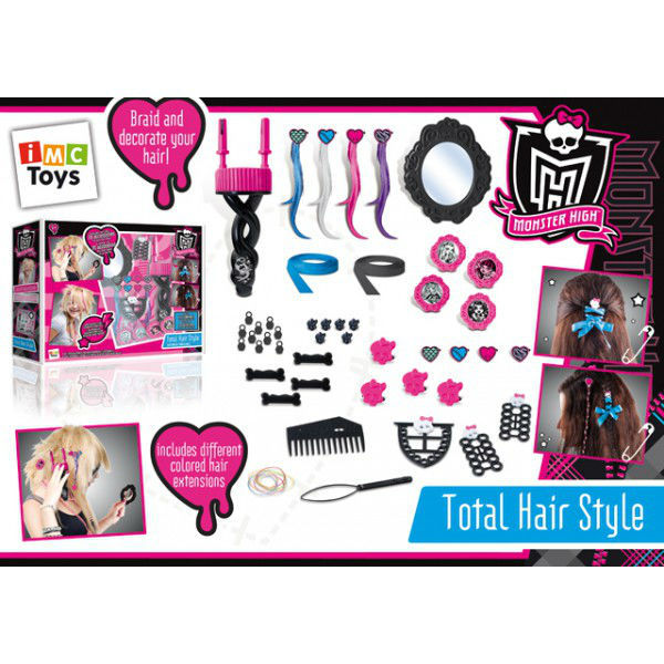 MONSTER HIGH NOWOŚĆ STUDIO ZESTAW SALON FRYZJERSKI Kod producenta monster