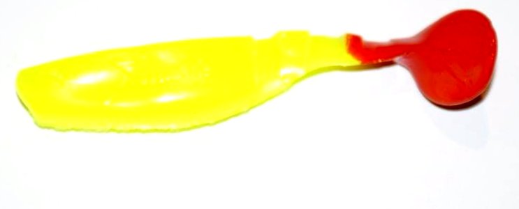 

Manns Predator 90mm Żółty fluo z czerwonym ogonem