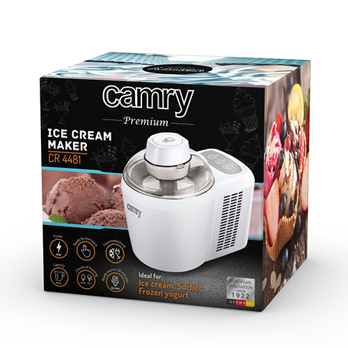 MASZYNA DO LODÓW SORBETÓW JOGURTU 90W CAMRY 4481 Model CR 4481