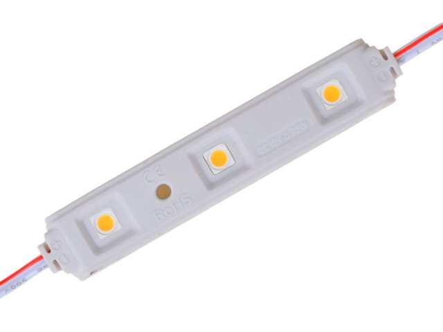 

Moduł 3x Led 5050 - 12V wodoodporny - czerwony