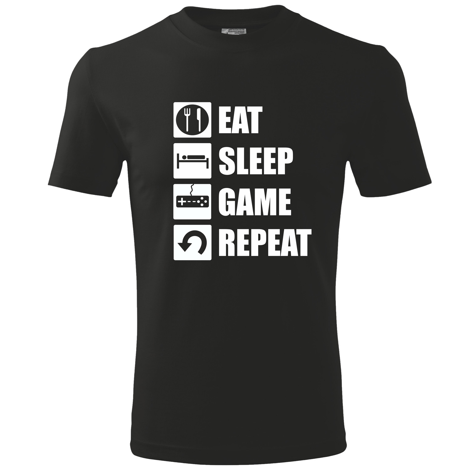 

T-shirt Koszulka nadruk Eat Sleep Game Repeat XL