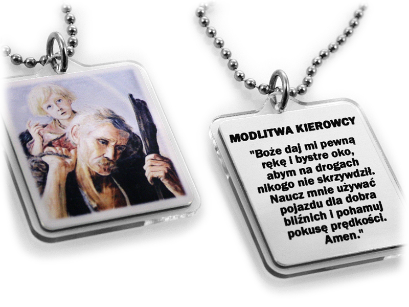 

Święty Krzysztof zawieszki Modlitwa Kierowcy