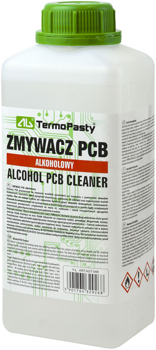 Zmywacz AG TermoPasty PCB alkoholowy 5l