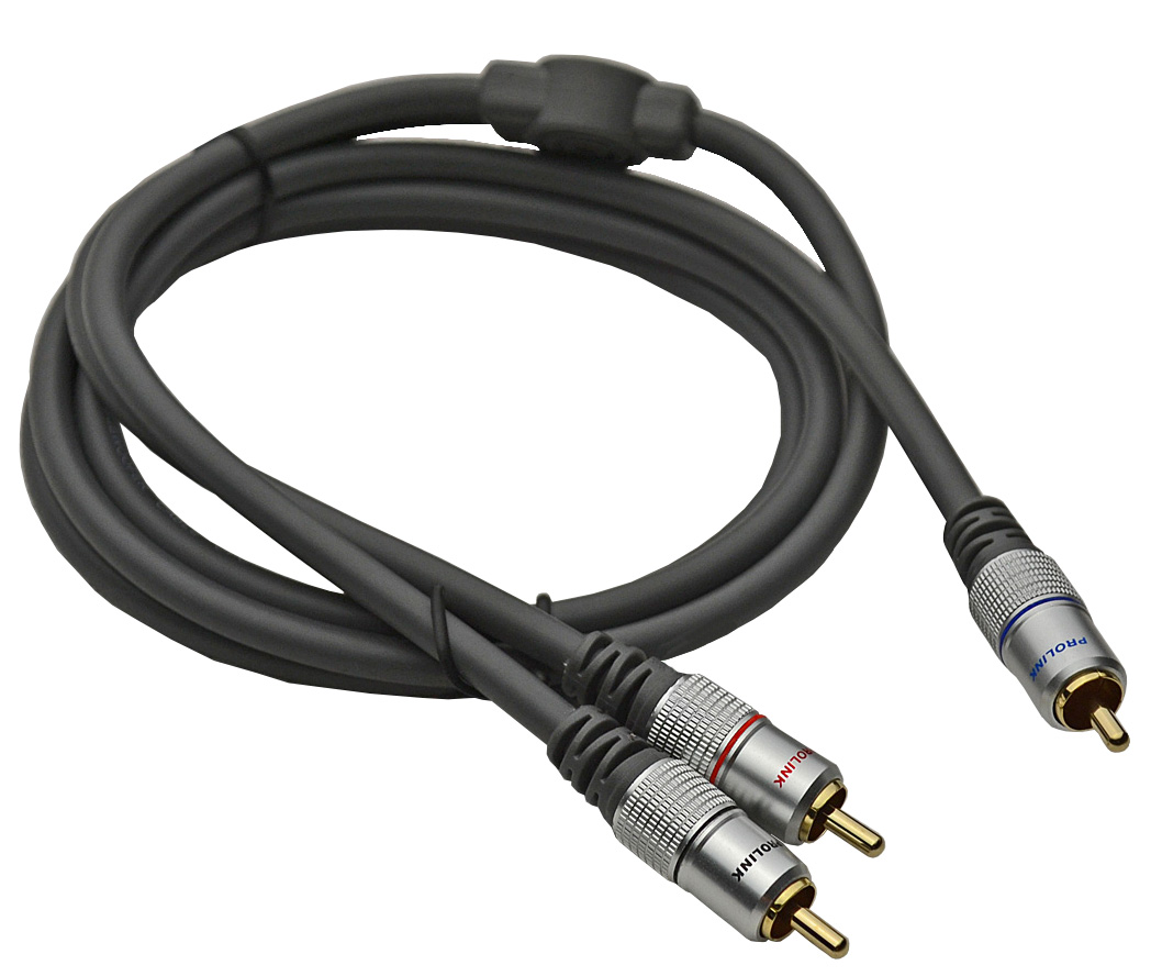 

Kabel 1RCA-2RCA typu Y do subwoofera Prolink 7,5m