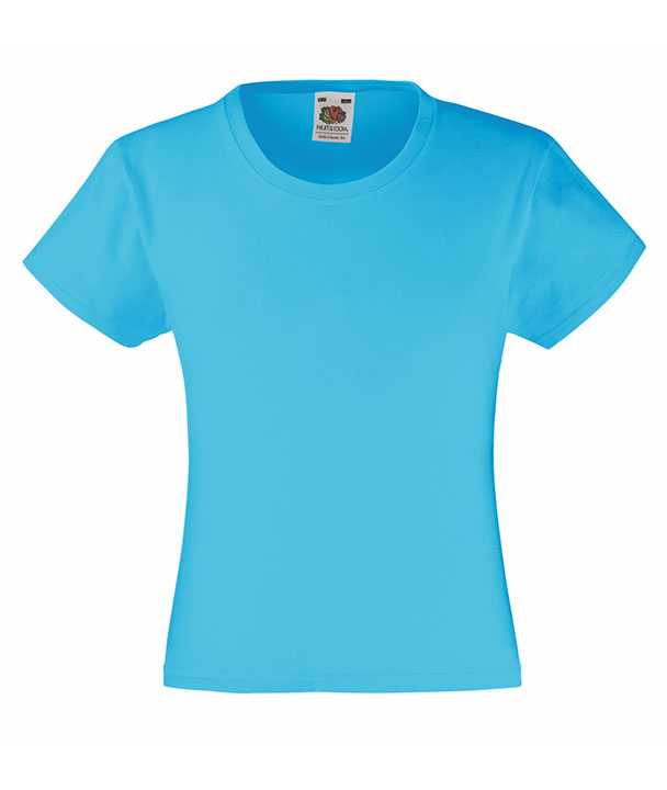 

Fruit of the Loom koszulka t-shirt Girls Azur 9-11