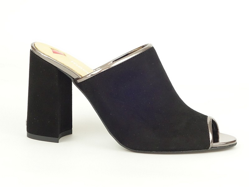 Maccioni 637 Černé Nazouváky Na Podpatku vel. 38