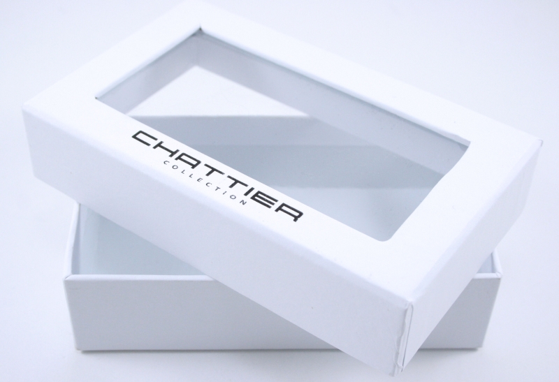 MUCHA z POSZETKĄ + Pudełko - Chattier Wzór dominujący groszki