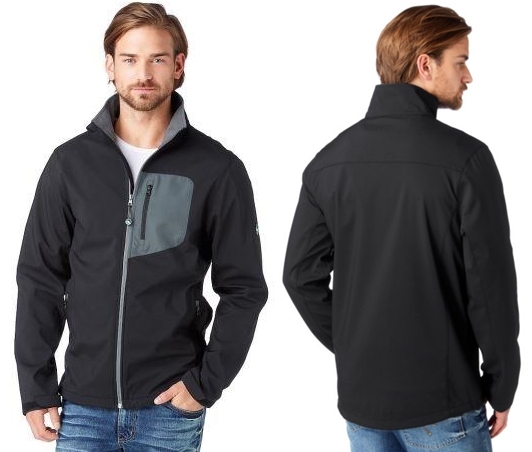 KUM0054 Куртка softshell Мужской 50 черный