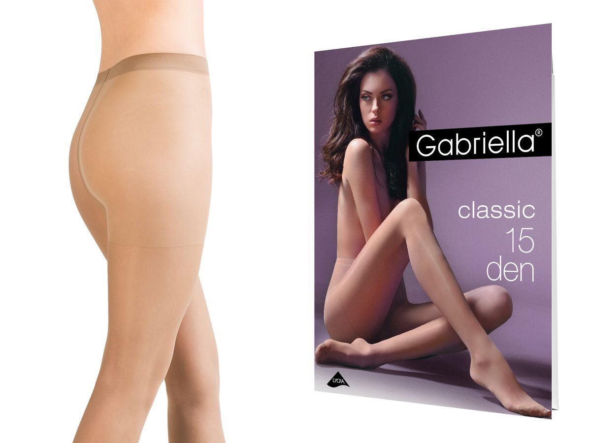 

Rajstopy Gabriella Classic 15 den Beige 3