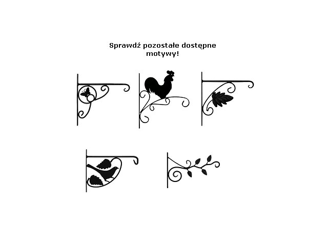 Uchwyt wieszak na doniczkę LISTKI UK5 PROMOCJA! Kod producenta UK5