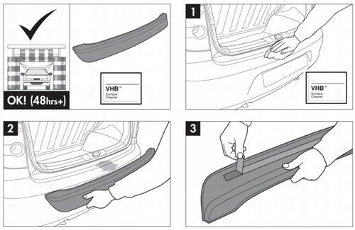 LISTWA OCHRONNA ZDERZAKA VOLVO V90 2016 Part number RGM RBP938R