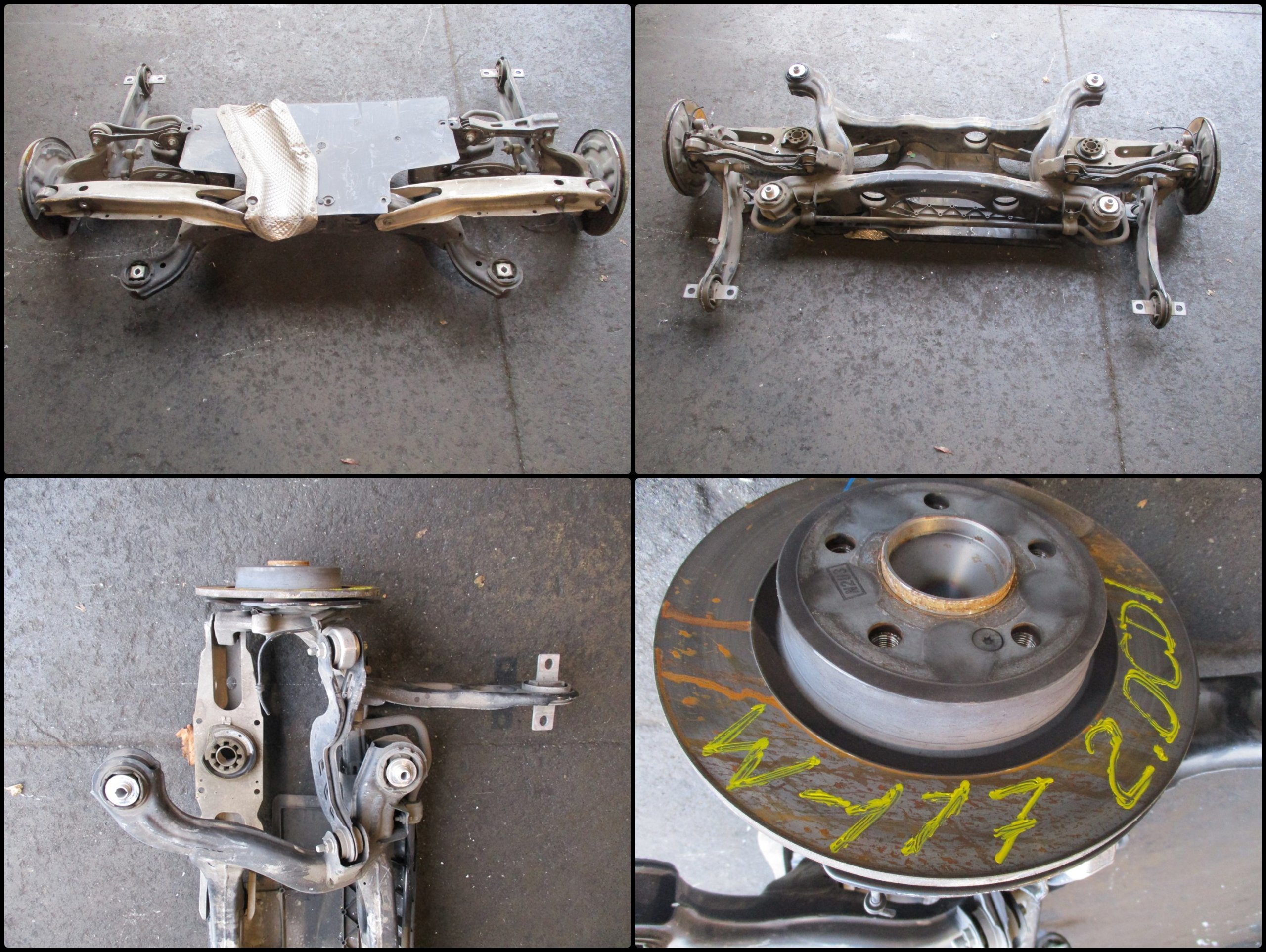 Zawieszenie tylne MERCEDES CLA 2,0CDI