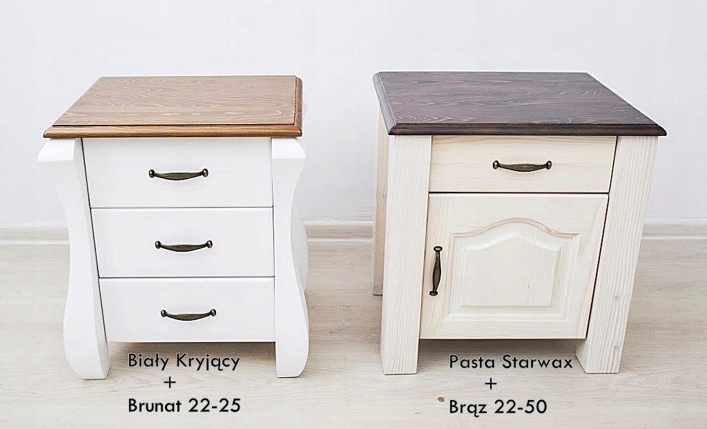 Drewniana Komoda Merina 3,z Drewna,Biała PRODUCENT Szerokość mebla 1 cm