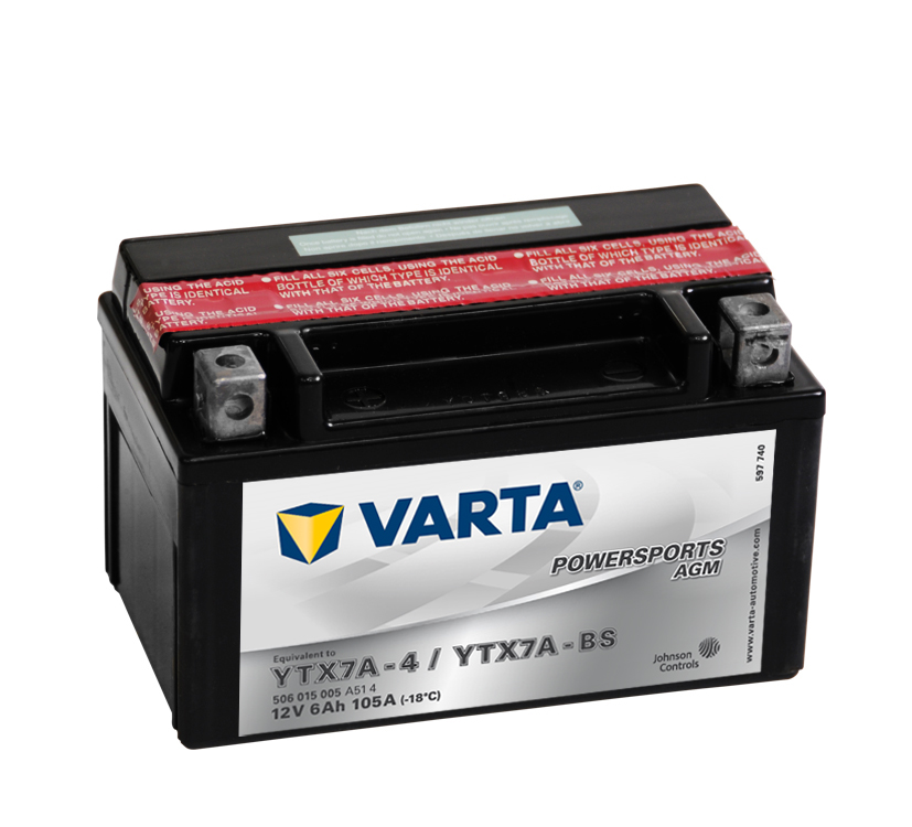 

Akumulator Varta YTX7A-BS 12V 6Ah 105A