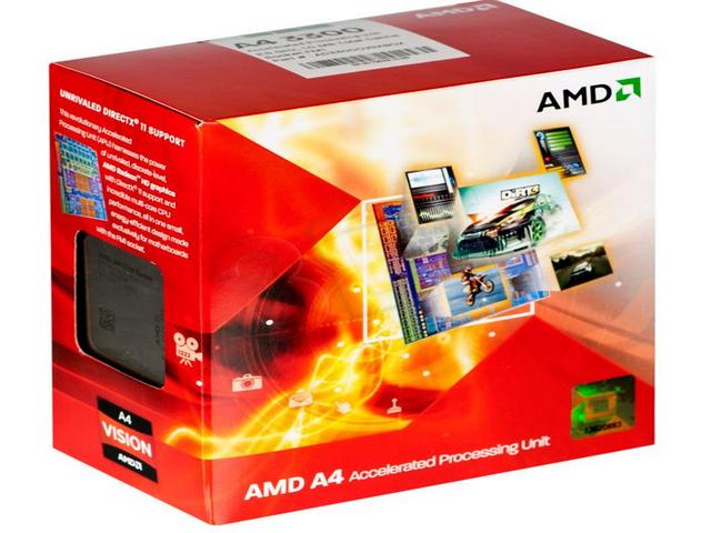 Nowy Procesor Amd Apu A4 X2 3300 FM1 2.5 GHz Box