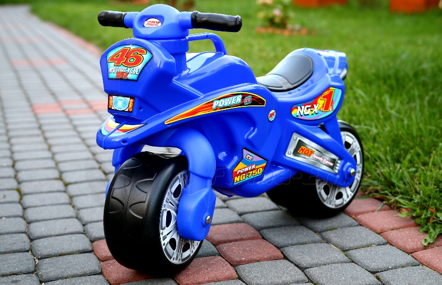 DUŻY Solidny POLSKI Motorek Rowerek Biegowy NGX-1 EAN 5903598000115
