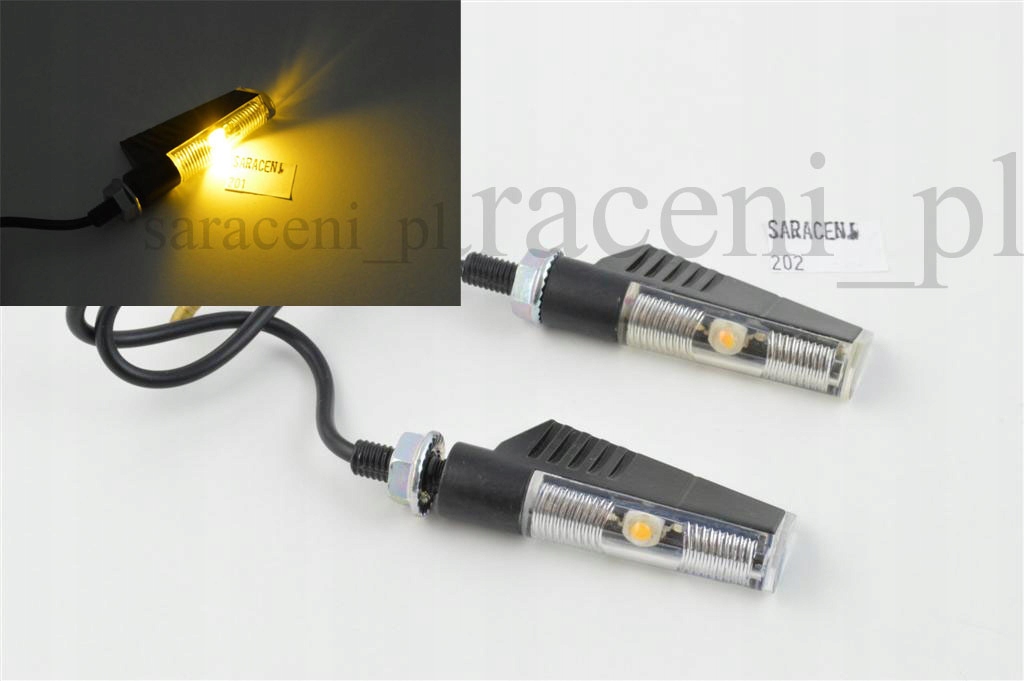Kierunkowskazy ALU LED 2 sztuki L+P SOLIDNE GW.