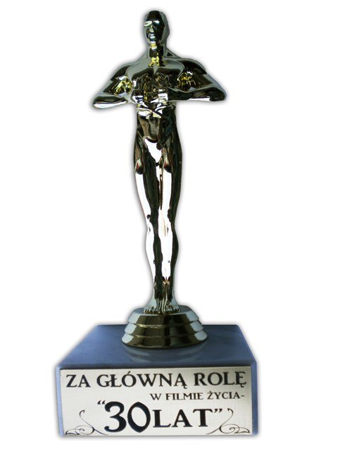 

Statuetka 30-stka urodziny trwała 30