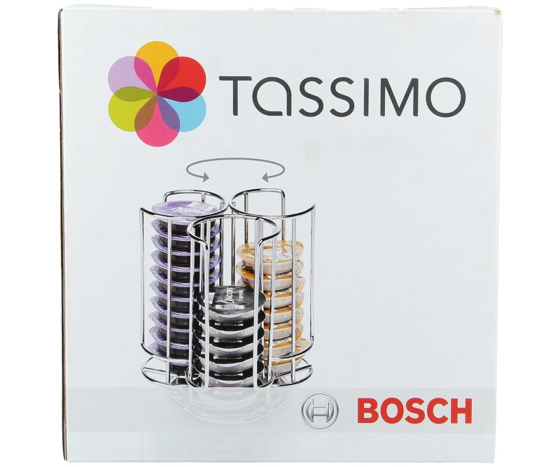 REGÁL na kapsuly, podložky, vrecká Bosch TASSIMO