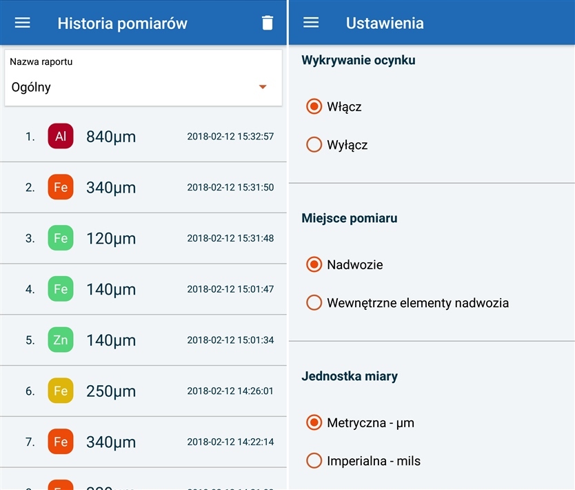 Miernik czujnik lakieru Стандарт NexPTG Bluetooth код виробника NexPTG Standard Plus
