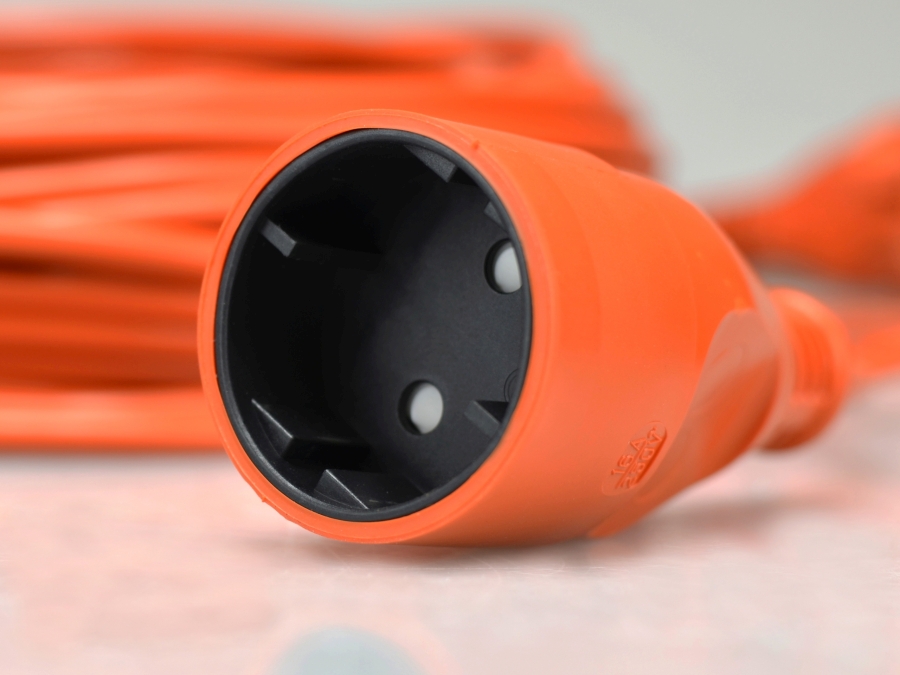 PRZEDŁUŻACZ OGRODOWY 15 m pomarańczowy Długość kabla 15 m