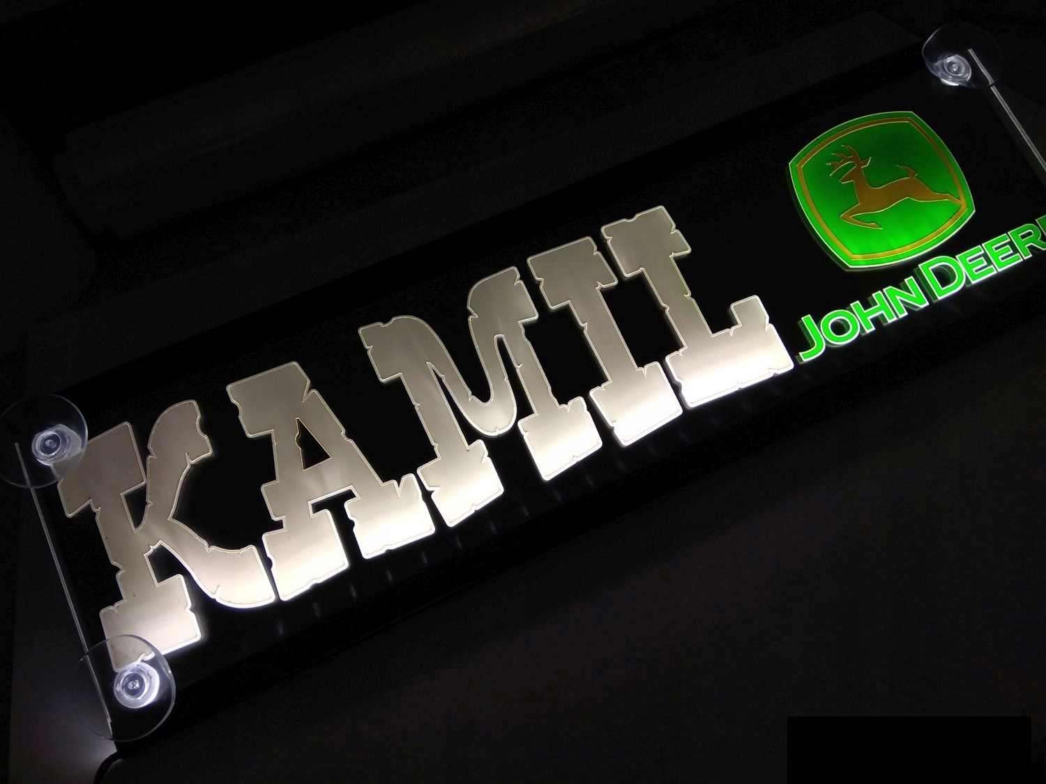 TABLICE PODSWIETLANE IMIENNE LED KOLOROWE 50x16cm Manufacturer other