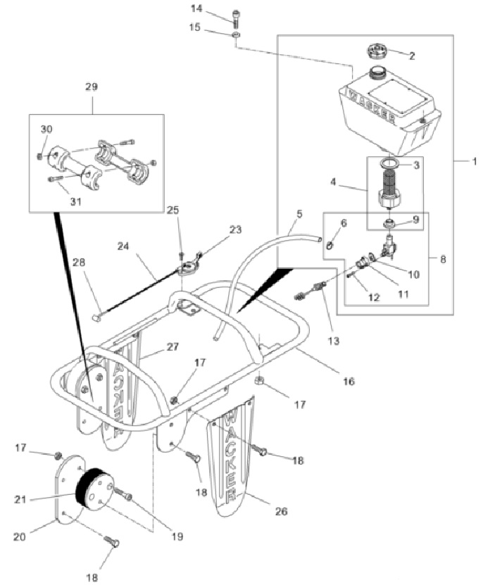 WACKER BS60Y bs62y bs65y газовый трос 0065090 Wacker Neuson запчасти производитель