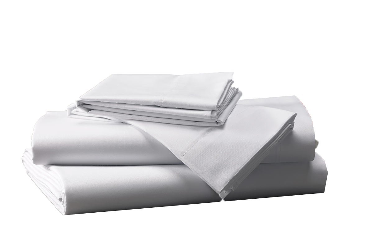 

Prześcieradło białe hotelowe Noris 140x220 bawełna
