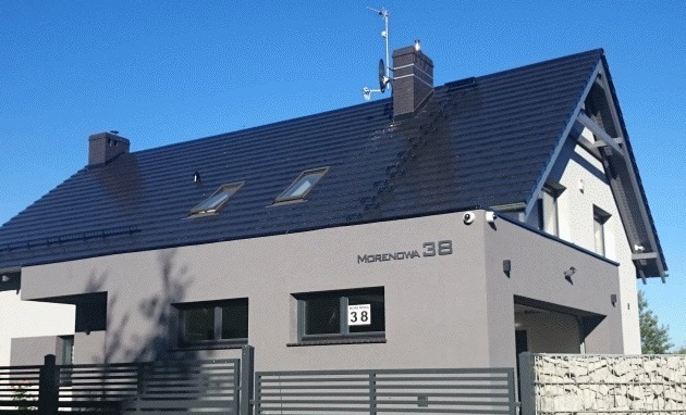 NAPIS NUMER NA DOM ZE STALI NIERDZEWNEJ INOX Marka inna