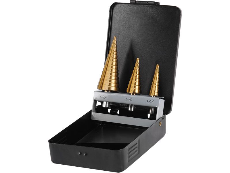 Vrtáky stupňovité Extol Craft (20090) sada 3ks