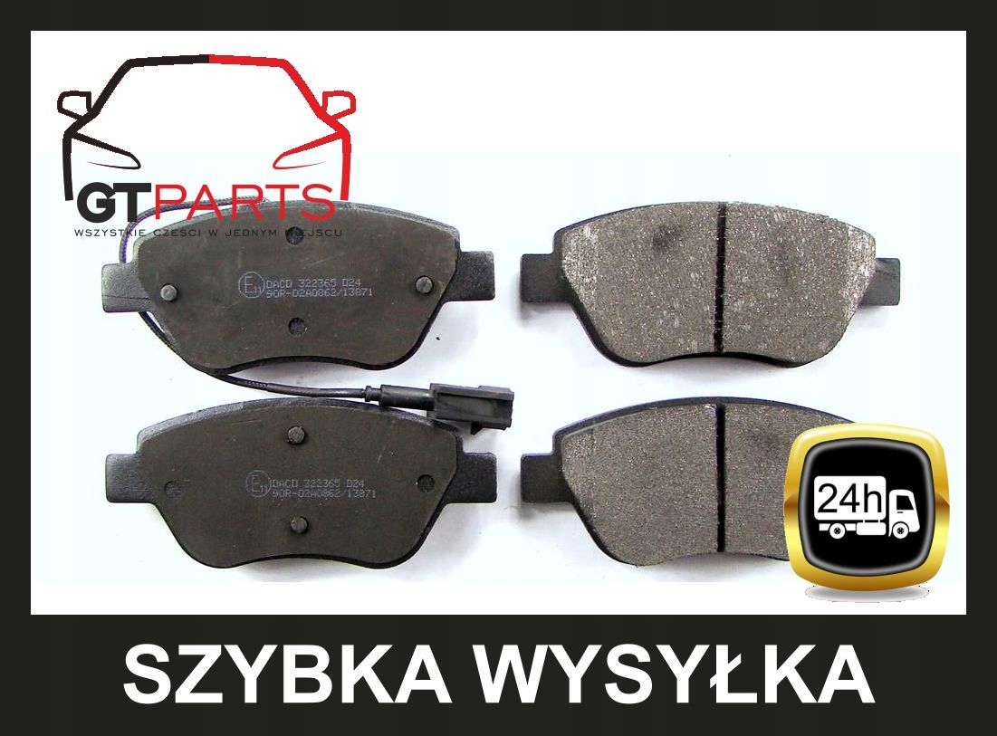 Тормозні диски x2 + колодки STILO 500 BIPPER QUBO LINEA Przó Виробник запчастини GT - Parts foto 0