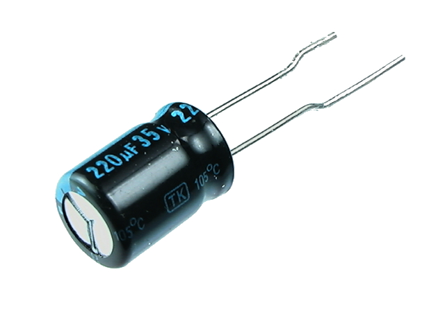 

220uF-35V 105`C 8x11 elektrolit Tk Jamicon (20szt)