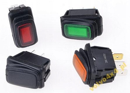 WŁĄCZNIK KLAWISZOWY Z PODŚWIETLENIEM LED HALOGEN Producent części inny