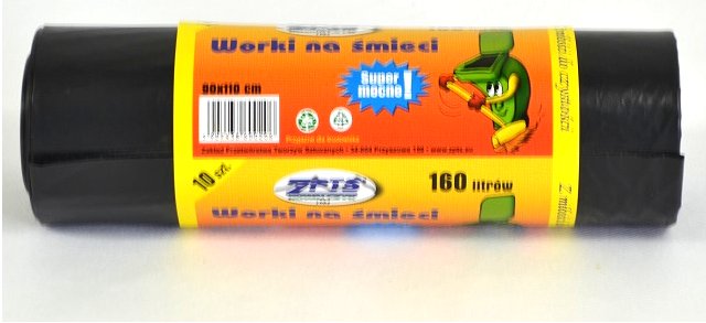 

Mocne Foliowe Worki Ldpe Do Kosza 160L Na Odpady