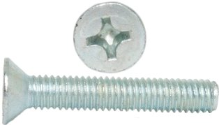 

M4x8 Wkręty z łbem stożkowym ocynk Din 965 20sz