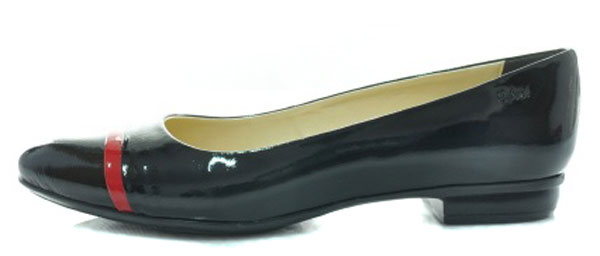 Góral 035 śliczne balerinki damskie Czrne R38