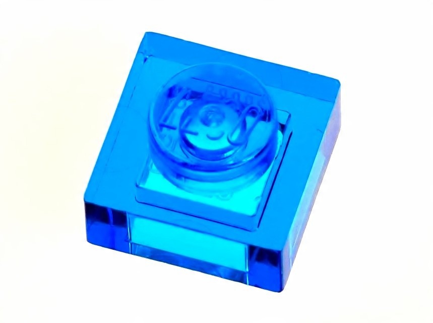 

Lego Płytka 1x1 3024 niebieska ciemna trans 2 szt.