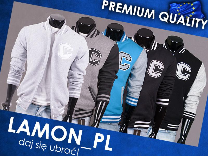 

Bejsbolówka kurtka bluza męska ze stójką C.Lamon M