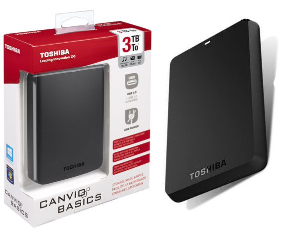 

Dysk zewnętrzny 3TB Toshiba Canvio Basic Usb 3.0